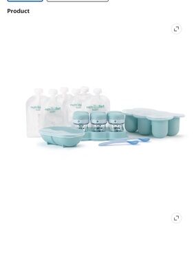 NutriBullet - Baby & Toddler Meal Prep Kit, blue excellent
